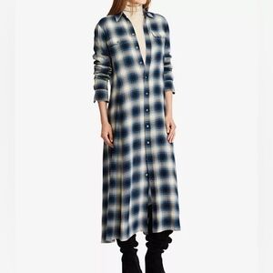 Ralph Lauren Midi Length Fit And Flare Dress